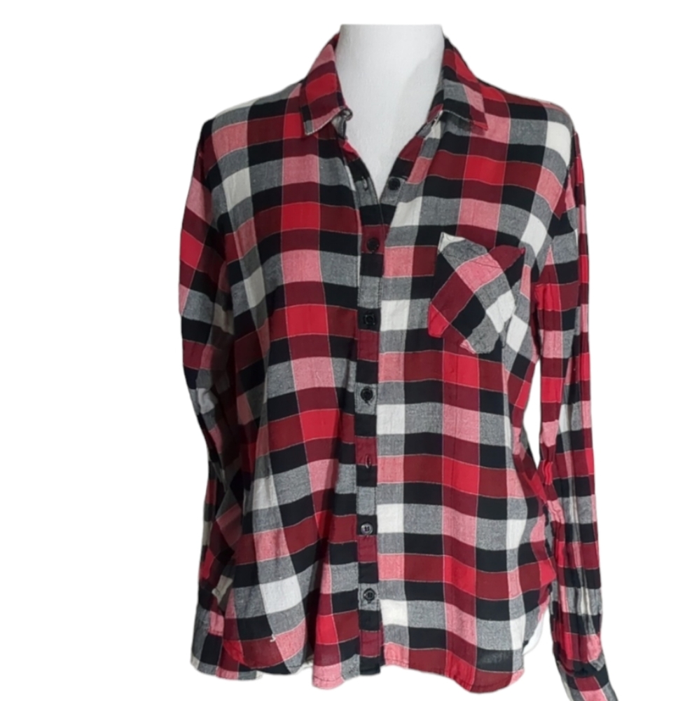 Copper key Blouse size L color Red /Black